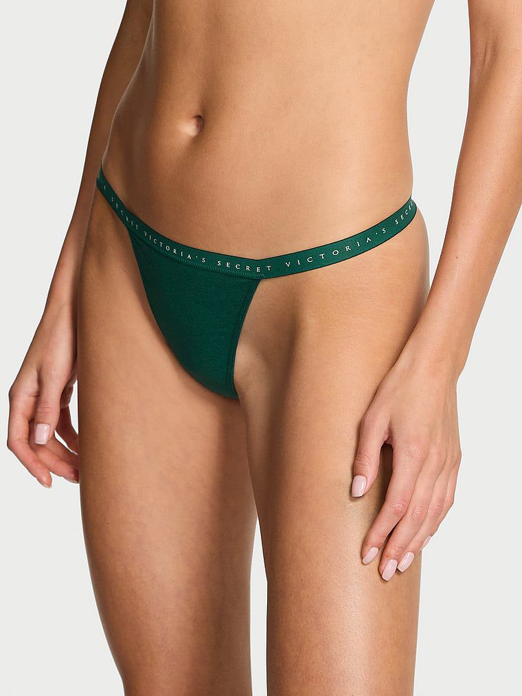 תחתוני V-String בשילוב כותנה גמישה