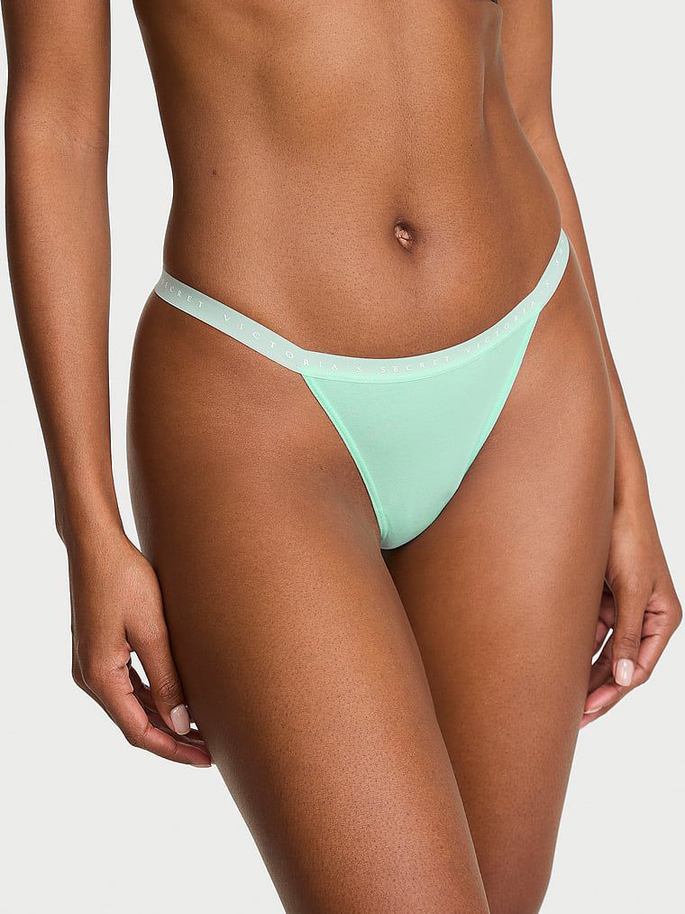 תחתוני V-String בשילוב כותנה גמישה