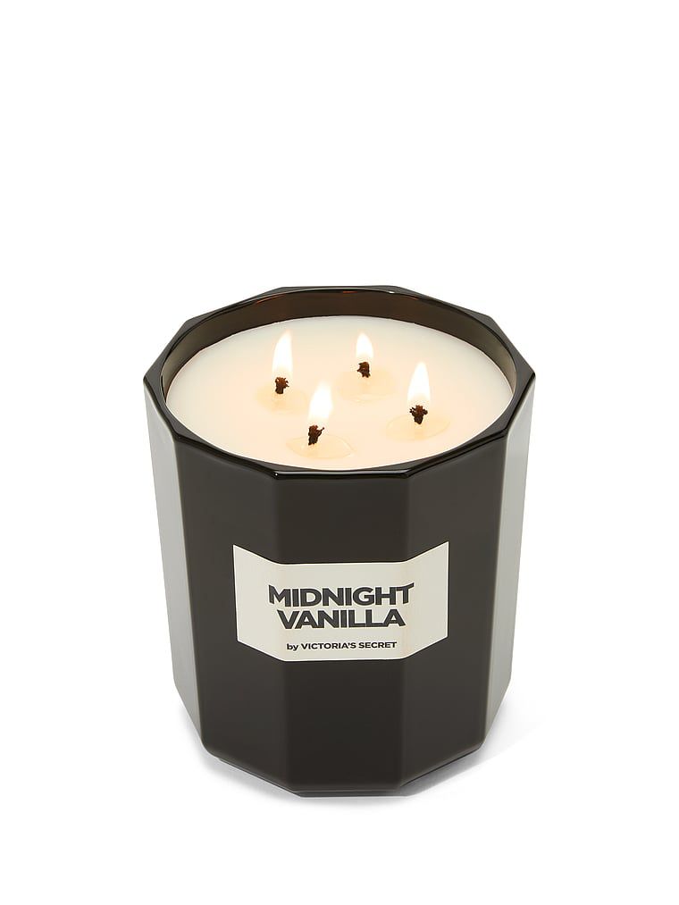 נר ארבעה פתילים Midnight Vanilla