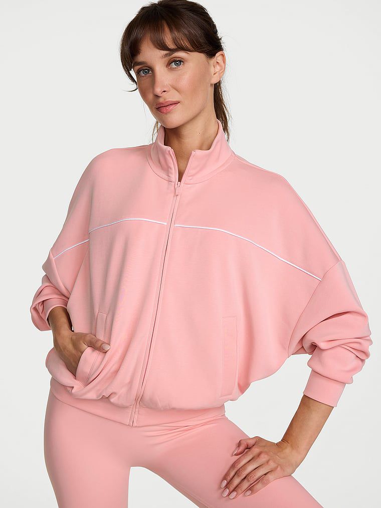 ג’קט עם רוכסן מלא Featherweight Knit