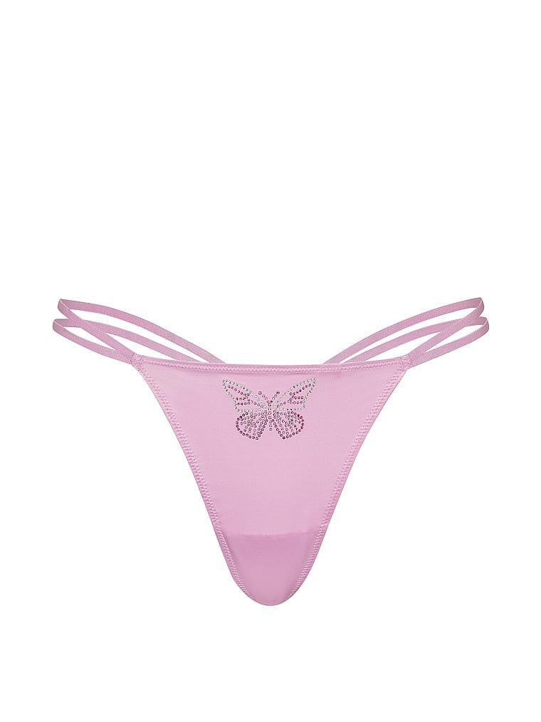 תחתוני V-String עם פרפר מנצץ
