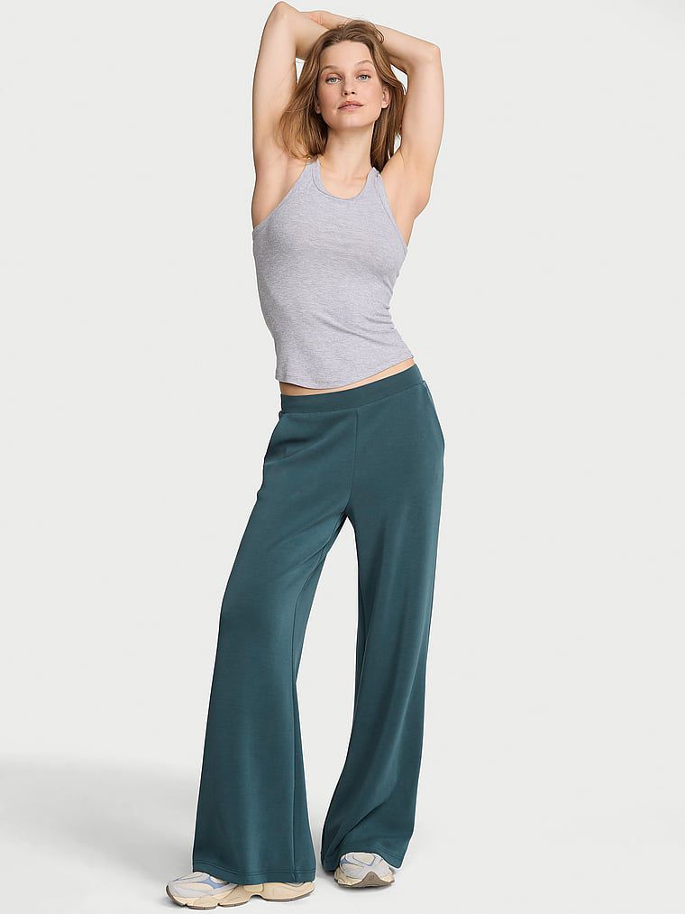 מכנסיים רחבים Featherweight Knit