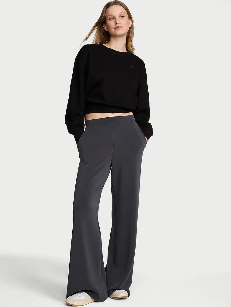 מכנסיים רחבים Featherweight Knit