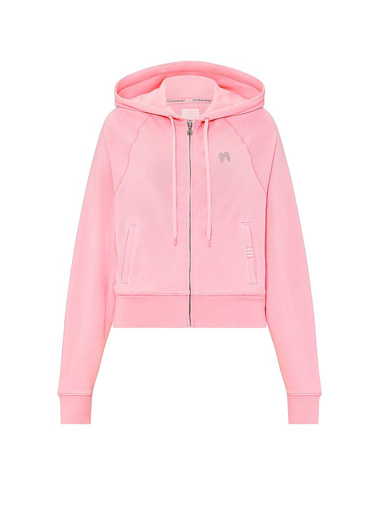 סוויטשירט קרופ עם רוכסן