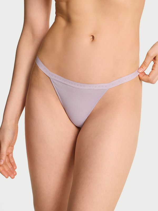 תחתוני V-String בשילוב כותנה גמישה