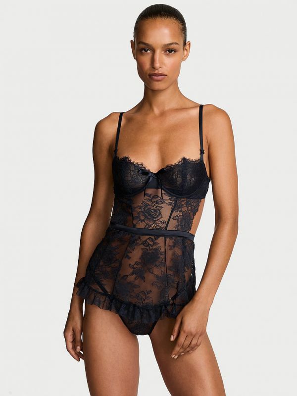 בייבידול סינר תחרה ללא ריפוד Wicked