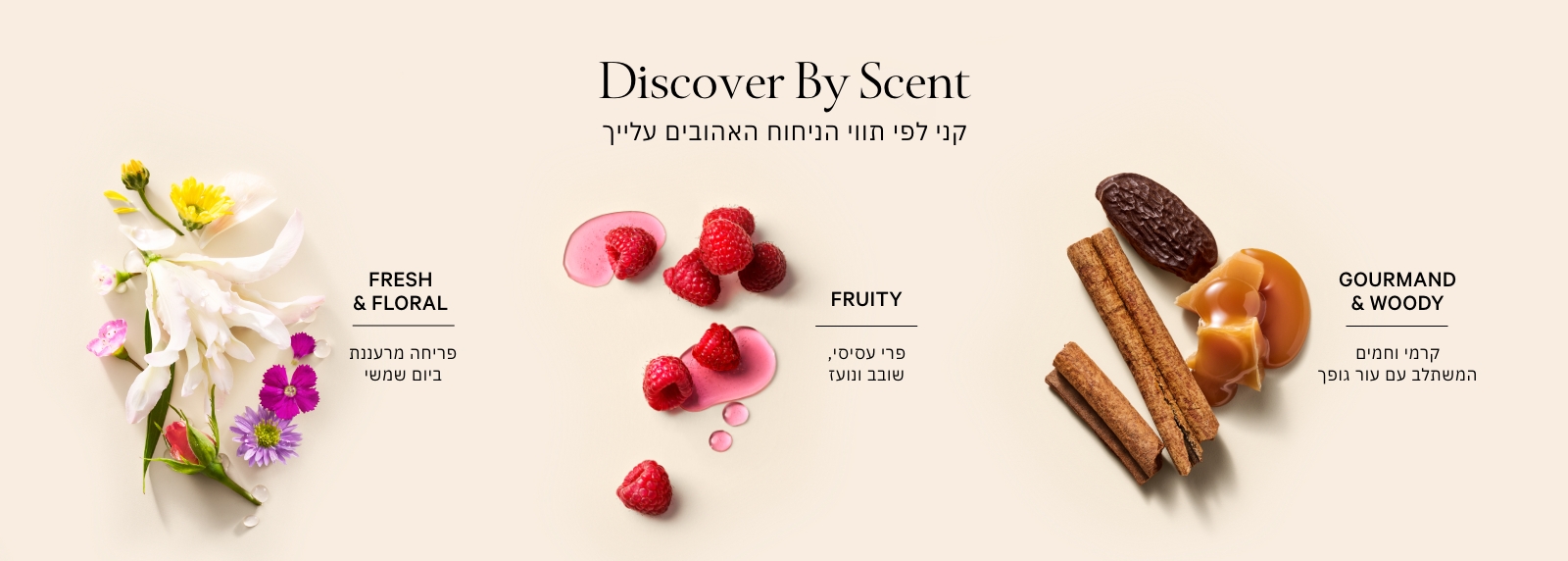קני לפי תווי הניחוח האהובים עלייך