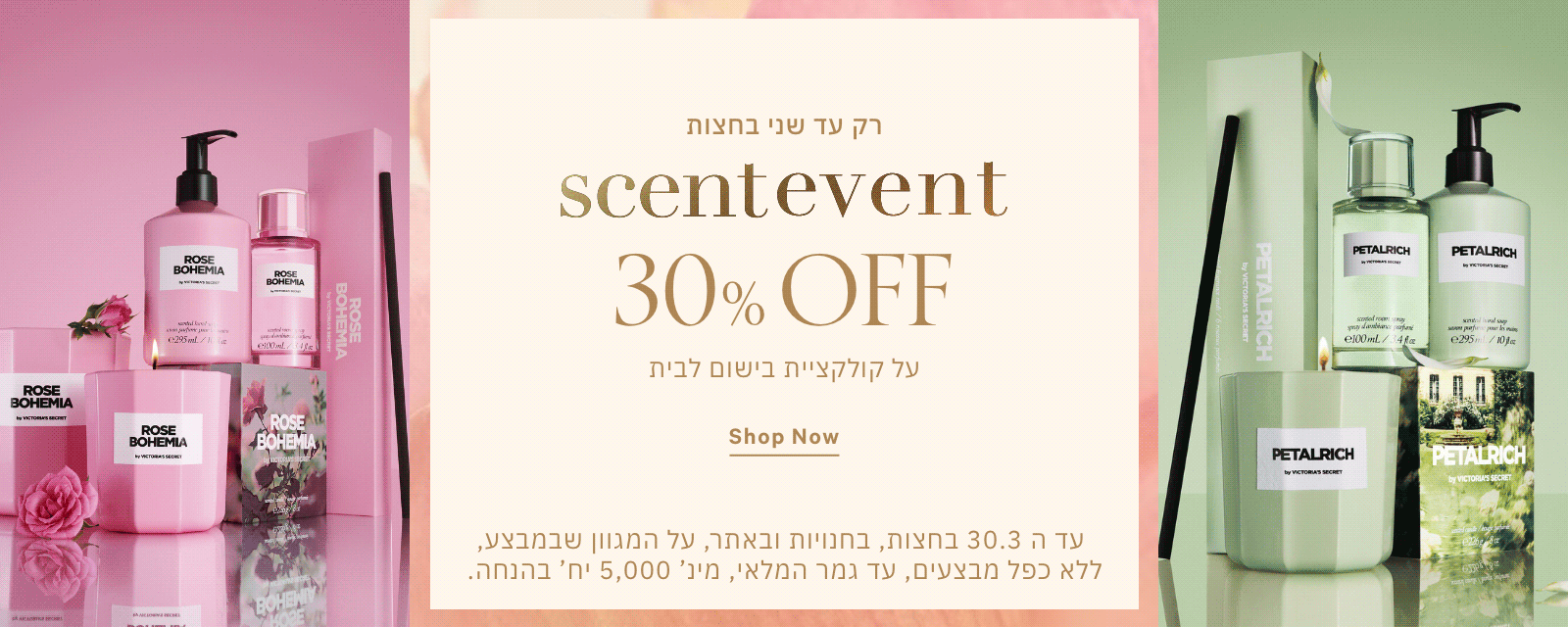 30% הנחה על בישום לבית